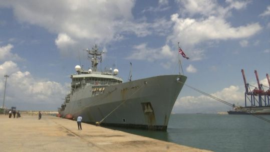 HMS Enterprise in Beirut