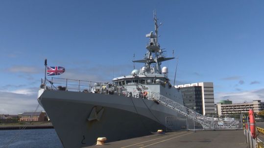 HMS Forth visiting the Firth of Forth in Northern Scotland Credit BFBS 160819.jpg