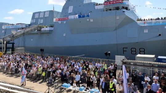 The Type 26 frigate is the first of eight to enter service (Picture: PA)