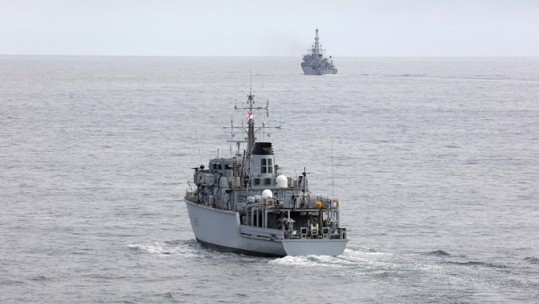 HMS Hurworth shadowing Yuri Ivanov 300818