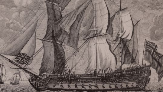 HMS Invincible drawing (Picture: J Broomhead).