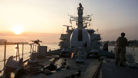 HMS Kent arrives into Bangladesh as part of CSG21 14102021 Credit HMS Kent Twitter.jpg