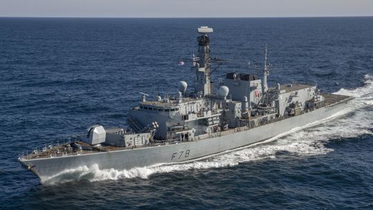 Library photo of HMS Kent 