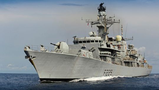 HMS Lancaster (Picture Ministry of Defence).