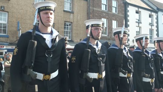 HMS Monmouth crew.