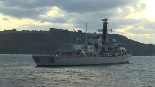 HMS Monmouth homecoming