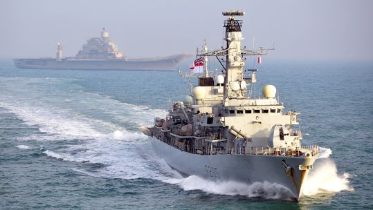 HMS Monmouth, which has been sold to Turkey for recycling 080425 CREDIT Royal Navy