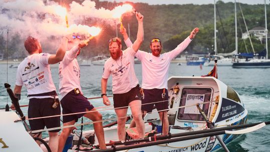 HMS Oardacious complete Talisker Challenge 2020 pic 4 CREDIT HMS Oardacious finish Talisker Whisky Atlatic Challenge 2019 pic 1 190120 CREDIT Atlantic Campaigns Ben Duffy.jpg