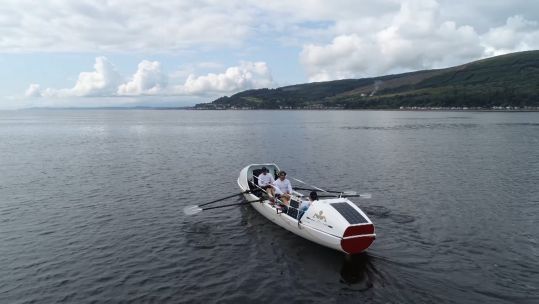 HMS Oardacious training for Atlantic row.