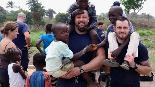 HMS Portland Sailors Sierra Leone Orphans