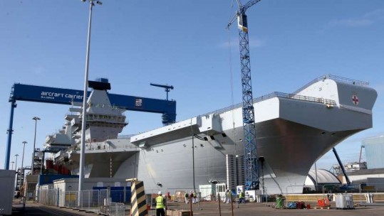 HMS Prince of Wales (Image: PA).