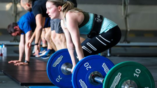 HMS Prince of Wales crew member completes deadlift challnege for charity CREDIT HMS Prince of Wales Twitter