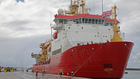 HMS Protector arrives in the Bahamas for disaster relief 130919 SOURCE BFBS.jpg 