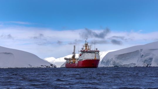 HMS Protector in Antarctica 161118 CREDIT MOD
