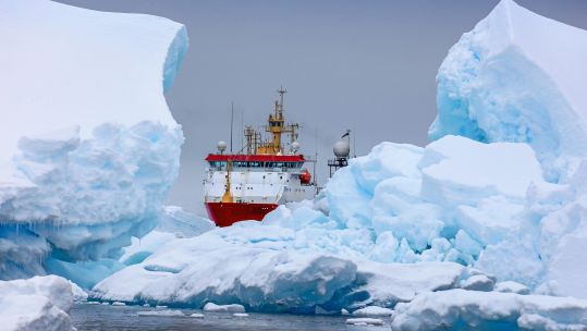 HMS Protector makes a Royal Navy record, being first RN ship to enter both polar circles in the same year 23122021 CREDIT Royal Navy Twitter .jpeg