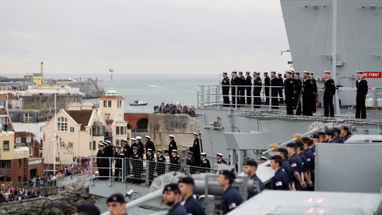 HMS Queen Elizabeth Portsmouth Royal Navy 2017 DNI