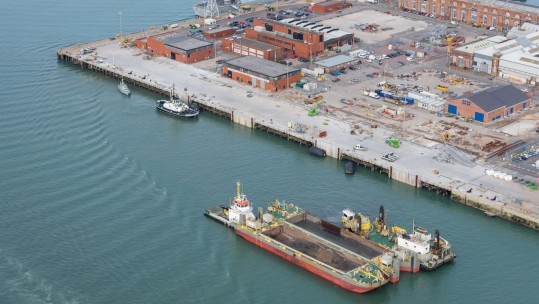 HMS Queen Elizabeth Jetty Portsmouth