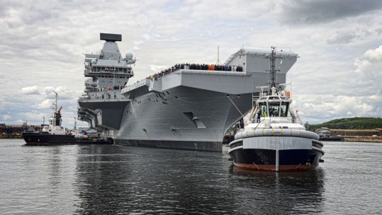HMS Queen Elizabeth June 2017 Sea Trials