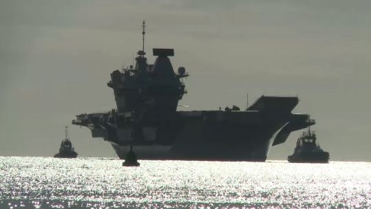 HMS Queen Elizabeth returns