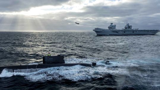HMS Queen Elizabeth under the command of Nato 09112023 CREDIT NATO