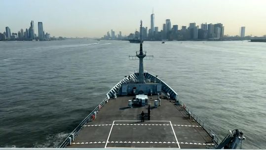 HMS Scott arrives at Fleet Week New York ready for US military celebrations 24052023 CREDIT HMS Scott