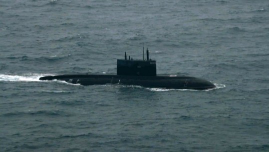 HMS Sutherland Russian Submarine Escort