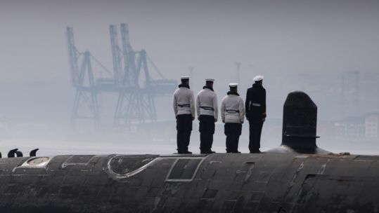 HMS Talent arrives at HMNB Clyde (Picture: MOD).