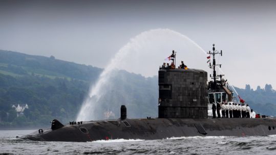 Cover image: HMS Talent in Clyde last year (Picture: MOD).