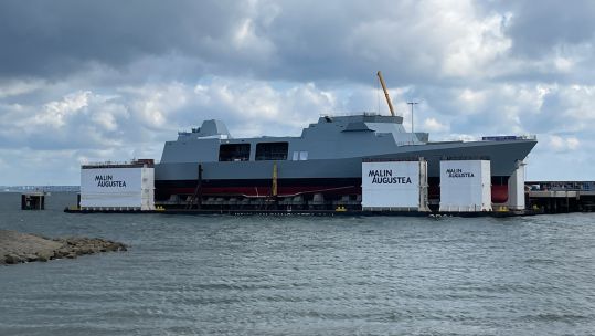 HMS Venturer in Leith Docks