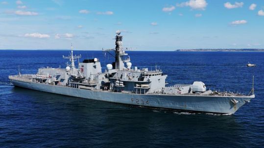 HMS Iron Duke held an open day in Jersey to show the public the inner workings of a Royal Navy warship (Picture: Jersey Harbours/ Ollie Voak)