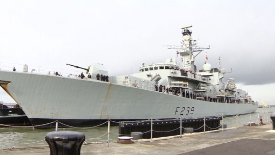 HMS Richmond Returns Home After Nine-Month Deployment