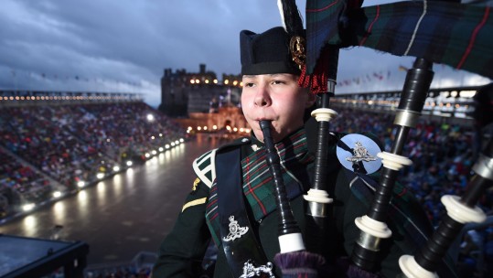Megan Makes History At Edinburgh Tattoo