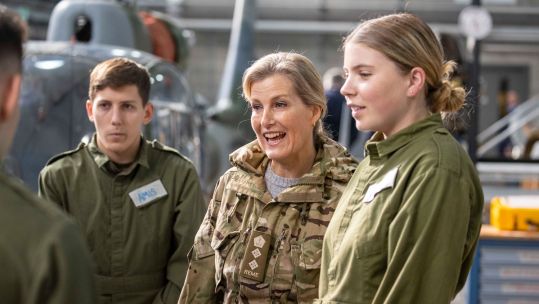 HRH The Countess Of Wessex visits MOD Lyneham as Colonel-in-Chief of the-Corps of REME 1 CREDIT Crown Copyright