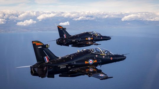 The trainee fighter pilots got experience working alongside the Armée de l'Air et de l'Espace  (Picture: AS1 Naughalty/RAF)