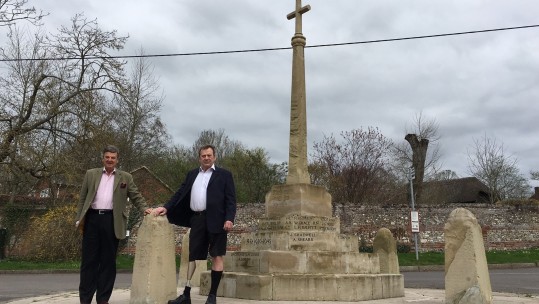 Ben and Peter at Memorial