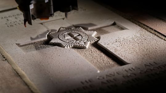 Headstone production