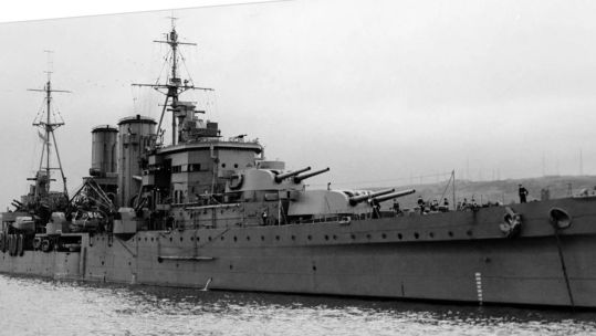 In late February and early March 1942, the Java Sea was the host of two major naval encounters,  which led to HMS Exeter being sunk (Picture: Royal Navy)