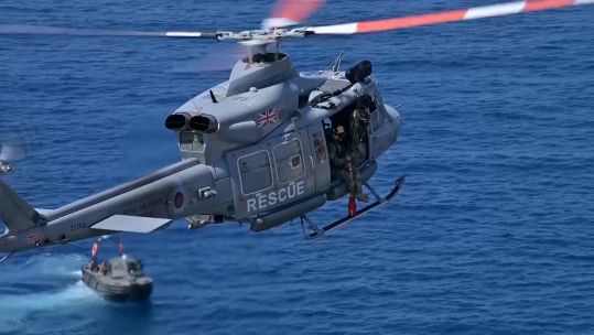 Helicopter belonging to 84 Squadron