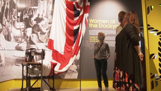 Hidden Heroines women of the Chatham dockyard exhibition 30052021 CREDIT BFBS.jpg