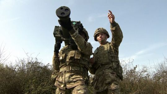 High Velocity Missile Shoulder Launch.