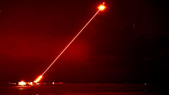 High-precision laser weapon DragonFire (Picture: DSTLMOD).