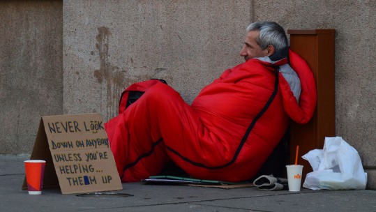 Homeless Sleeping Rough Sleeping Bag Streets Pixabay quinntheislander