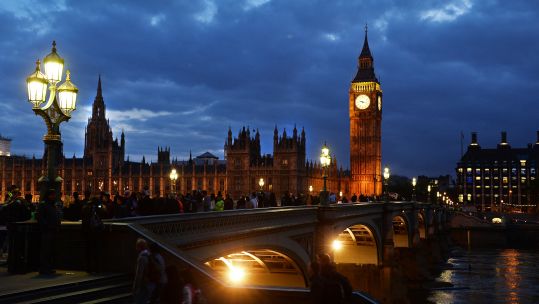 Houses of Parliament in Westminster, London