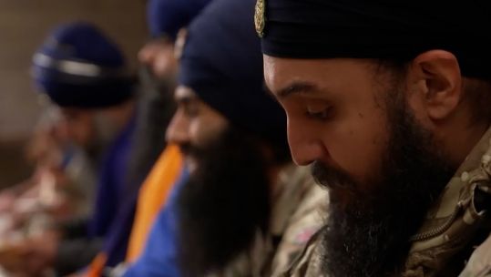 How and why Sikh soldiers wear the turban in the military.