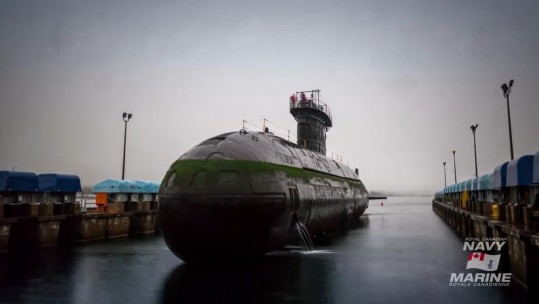 Watch: How To Park A Submarine