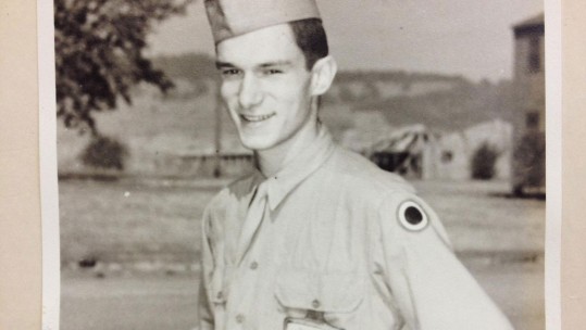 Hugh Hefner, Camp Adair 1945