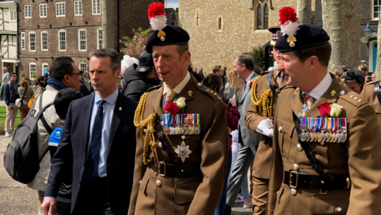 Double Celebration At The Tower For Tidworth's First Fusiliers