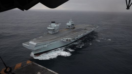 HMS Prince of Wales during Exercise Cold Response