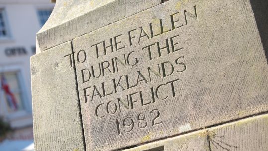 Falklands War Falklands conflict memorial in Hereford