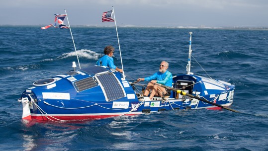Steve Sparkes and Mick Dawson Royal Marine rowers